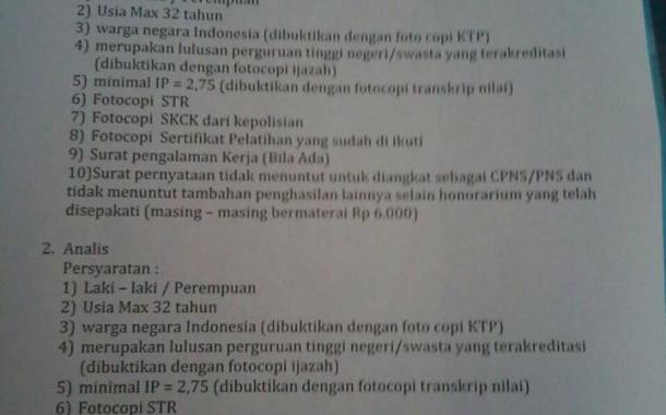 Lowongan Kerja Puskesmas Kotagede 2 Yogyakarta